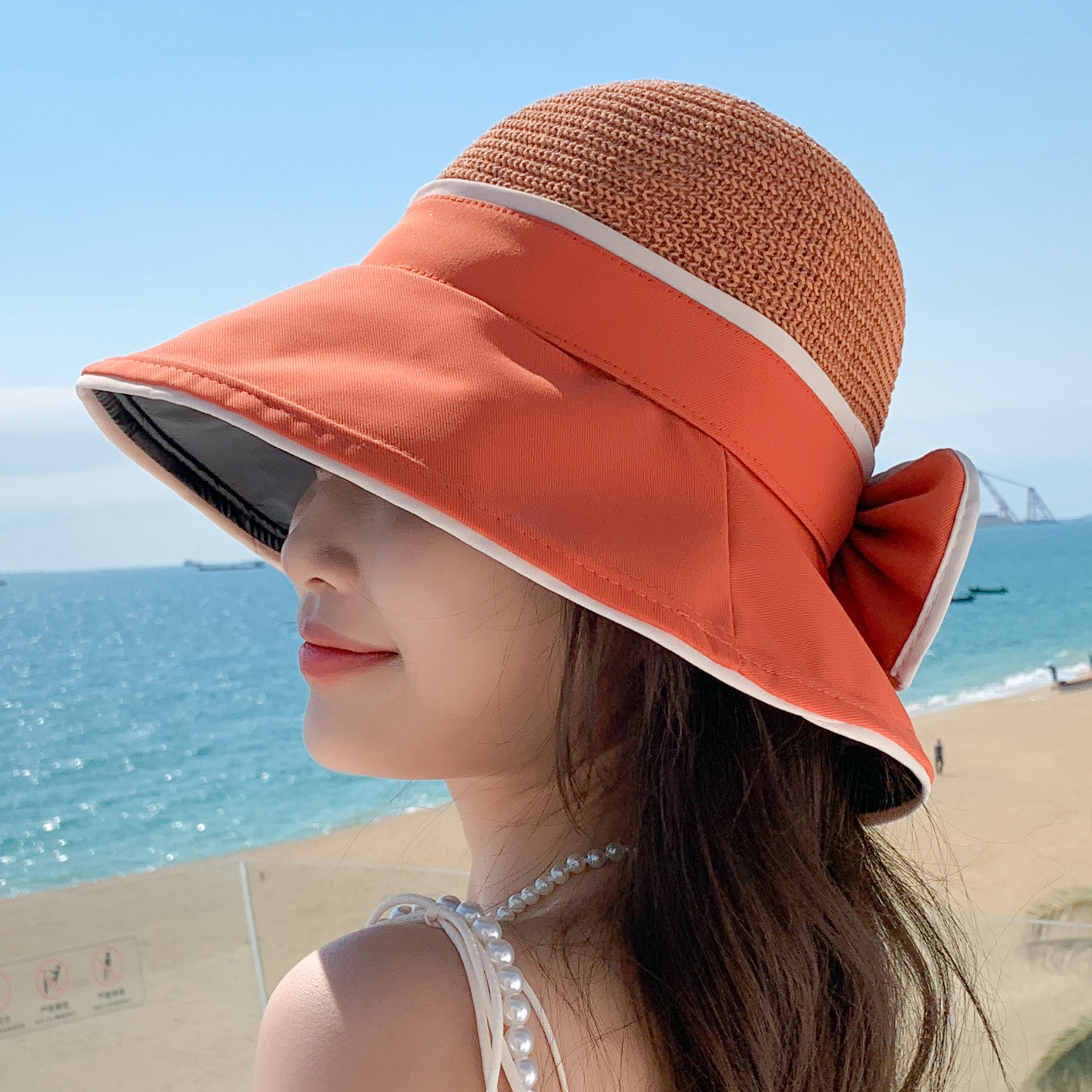 Women's Fisherman's Hat, Early Spring/Summer Fashionable Sun Protection Hat, Wide Brim, Breathable, Sunshade Hat, UV Protection Hat