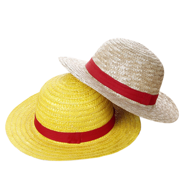 Straw hat, cosplay anime costume, straw woven parent-child hat, performance hat, event hat